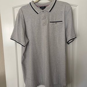 ben sherman gray polo shirt xl mens